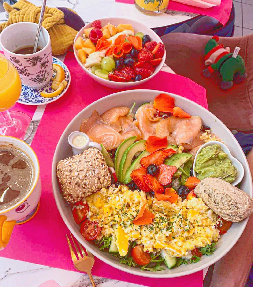 Bowl brunch saumon